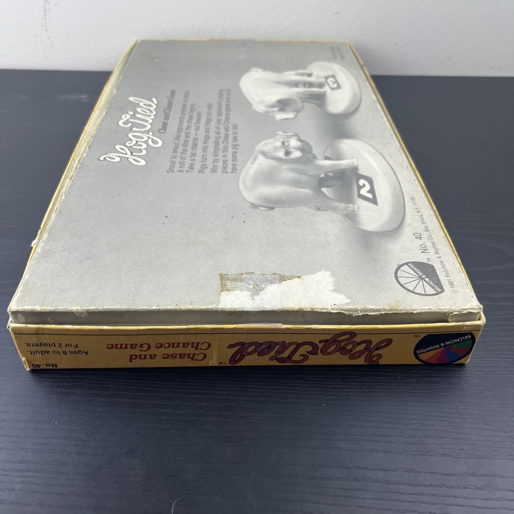 Vintage 1981 Hog Tied The Chase & Chance Board Game Selchow & Righter Complete - Picture 8 of 8